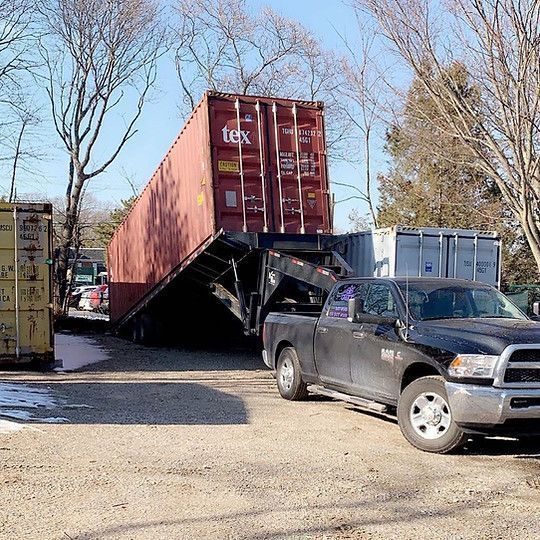 shipping container delivery by distance
