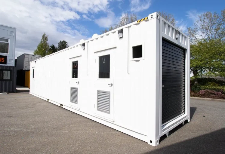 40ft Custom Mechanical Enclosure Shipping Container