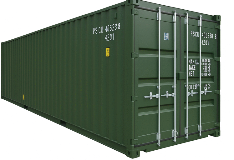 40ft one trip shipping container