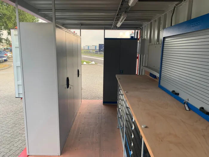 custom 20ft container with side access