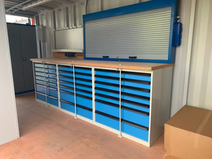 20ft Open Side Tool Container